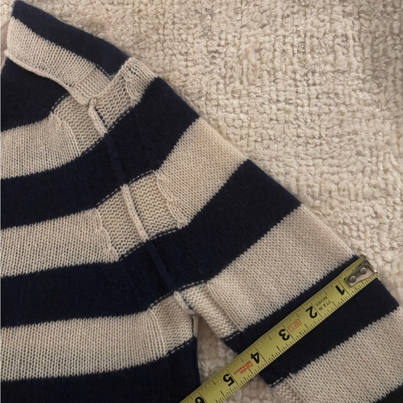 360 Cashmere.  NWOT. XS Cashmere Striped Cardigan - Picture 7 of 7